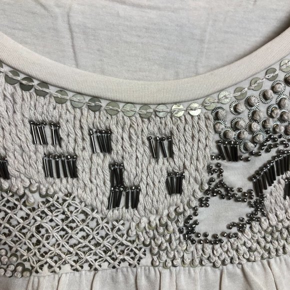 MaxMara Weekend Embellished Short Sleeve Shirt Sz XS - Picture 10 of 15